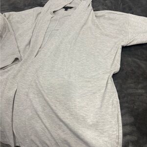 Light Gray Hooded Cardigan (Banana Republic)